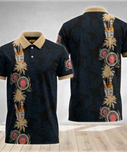 Tropical Miller Lite Is With You Polo Shirt