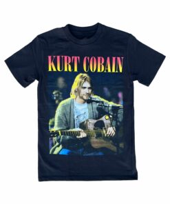 Kurt Cobain Guitar Graphic T-Shirt