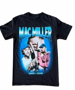 M. Miller Blue Graphic T-Shirt
