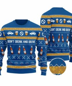 Michelob Ultra Don't Drink And Drive Ugly Sweater