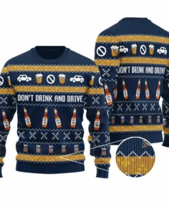 Miller Lite Don't Drink And Drive Ugly Sweater
