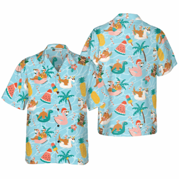 2025 Christmas Santa Beach Summer Hawaiian Shirts