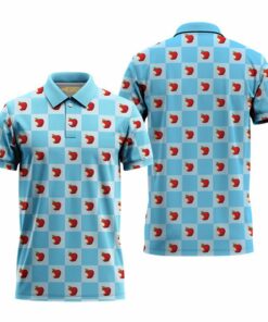 Angry Orchad Collab Gingham Polo Shirt