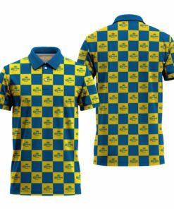 Corona Extra Collab Gingham Polo Shirt