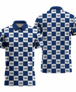 Bud Light Collab Gingham Polo Shirt