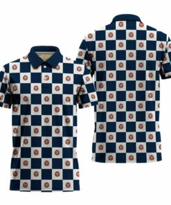 Miller Lite Collab Gingham Polo Shirt
