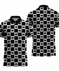 Kraken Rum Collab Gingham Polo Shirt