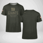 New York Giants Forest Green 2025 Salute to Service Shirt
