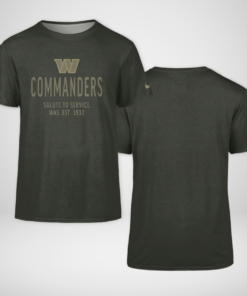 Washington Commanders Forest Green 2025 Salute to Service Shirt