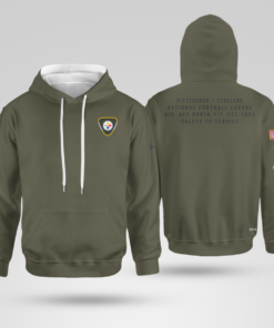 Pittsburgh Steelers Olive 2025 Salute to Service Hoodie