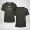 Los Angeles Rams Forest Green 2025 Salute to Service Shirt 2 Los Angeles Rams Forest Green 2025 Salute to Service Shirt
