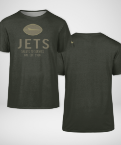 New York Jets Forest Green 2025 Salute to Service Shirt