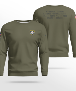 Pittsburgh Steelers Olive 2025 Salute to Service Hoodie 2 Pittsburgh Steelers Olive 2025 Salute to Service Hoodie