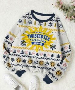 Twisted Tea Christmas Hard Iced Tea Ugly Sweater
