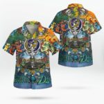 Baltimore Ravens Grateful Dead Hawaiian Shirt
