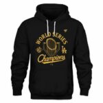 Los Angeles Dodgers Black 2025 World Series Champions Locker Room Parade T-Shirt