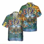 Baltimore Ravens Grateful Dead Hawaiian Shirt