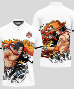 Portgas D Ace Polo Shirt For Fans