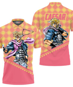 Caesar Anthonio Zeppeli Polo Shirt JJBA Anime
