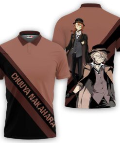 Chuuya Nakahara Polo Shirt Design