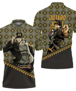 Jotaro Kujo Polo Shirt JJBA Anime