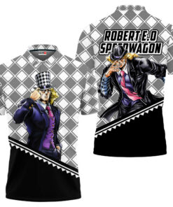 Robert EO Speedwagon Polo Shirt JJBA Anime