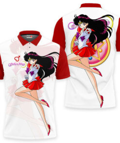 Sailor Mars Polo Shirt - Fan Drop
