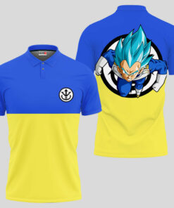 Vegeta Blue Polo Shirt