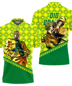 Dio Brando Polo Shirt JJBA Anime