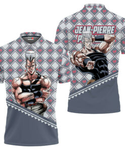 Jean-Pierre Polnareff Polo Shirt JJBA Anime