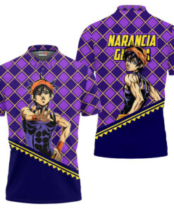 Narancia Ghirga Polo Shirt JJBA Anime
