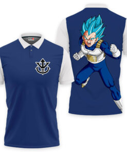 Vegeta Blue Polo Shirt Gift Idea