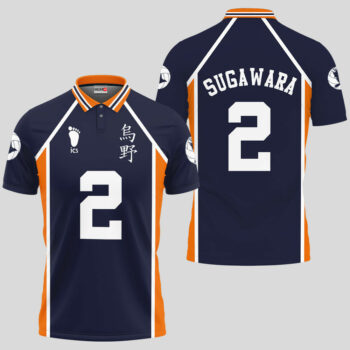 Koushi Sugawara Polo Shirt For Fans