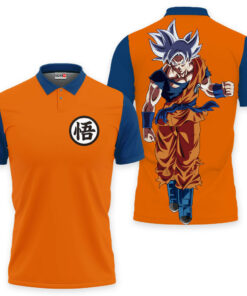 Goku Ultra Instinct Polo Shirt Design