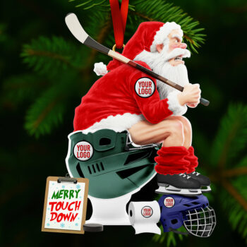 Strong Rivalry Hockey Ornament, Personalized Christmas Gifts