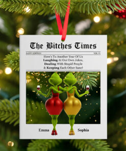 Personalized Gifts For Best Friends Christmas Ornament