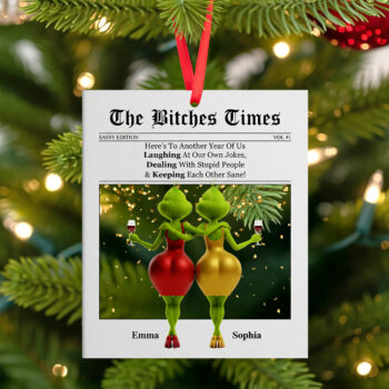 Personalized Gifts For Best Friends Christmas Ornament