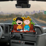 Personalized Gifts For Couple Car Ornament