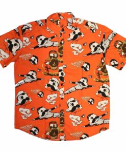 Natty Boh Baseball Players (Orange) / Hawaiian Shirt 3 Natty Boh Baseball Players (Orange) / Hawaiian Shirt