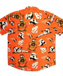 Natty Boh Baseball Players (Orange) / Hawaiian Shirt 4 Natty Boh Baseball Players (Orange) / Hawaiian Shirt