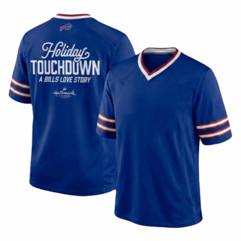 2025 Bills Holiday Touchdown A Bills Love Story Football Jersey