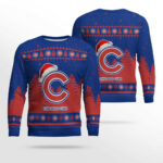 2025 Chicago Cubs Snowflakes Christmas Ugly Sweater