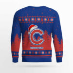 2025 Chicago Cubs Snowflakes Christmas Ugly Sweater