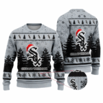 2025 Chicago White Sox Snowflakes Christmas Ugly Sweater