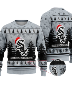 2025 Chicago White Sox Snowflakes Christmas Ugly Sweater
