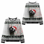2025 Christmas A Funny Cat Staring At You Ugly Sweater
