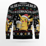 2025 Christmas BIERKACHU Ugly Christmas Sweater