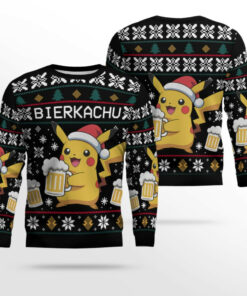2025 Christmas BIERKACHU Ugly Christmas Sweater