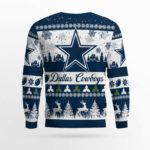 2025 Christmas Cowboys Festive Reindeer Tree Ugly Sweater