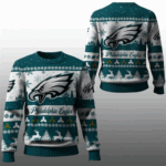2025 Christmas Eagles Festive Reindeer Tree Ugly Sweater